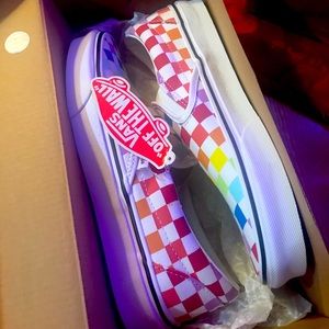 Brand new Vans, M size 6.5 W size 8 We ordered wrong size